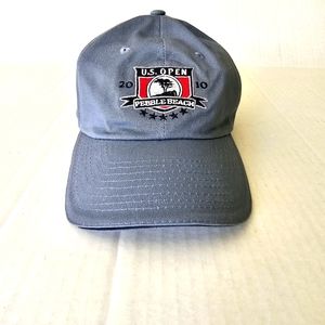 USGA Member 2010 Pebble Beach US Open blue golf hat adjustable